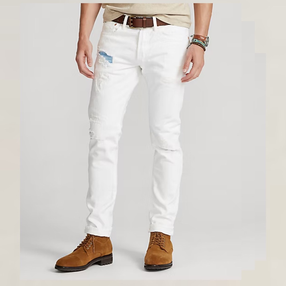 Ralph Lauren Sullivan Slim Distressed Jean